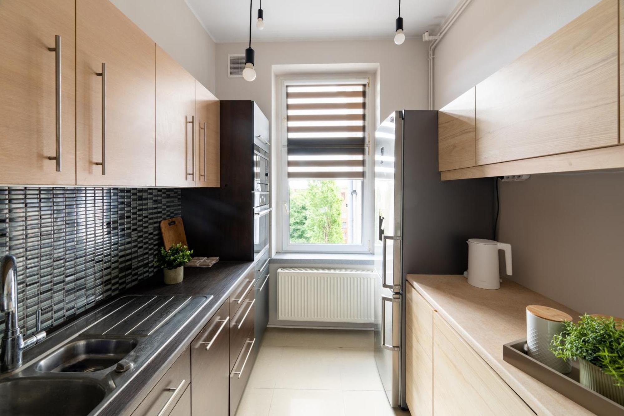 Stunning Apartment With Balcony 格但斯克 外观 照片