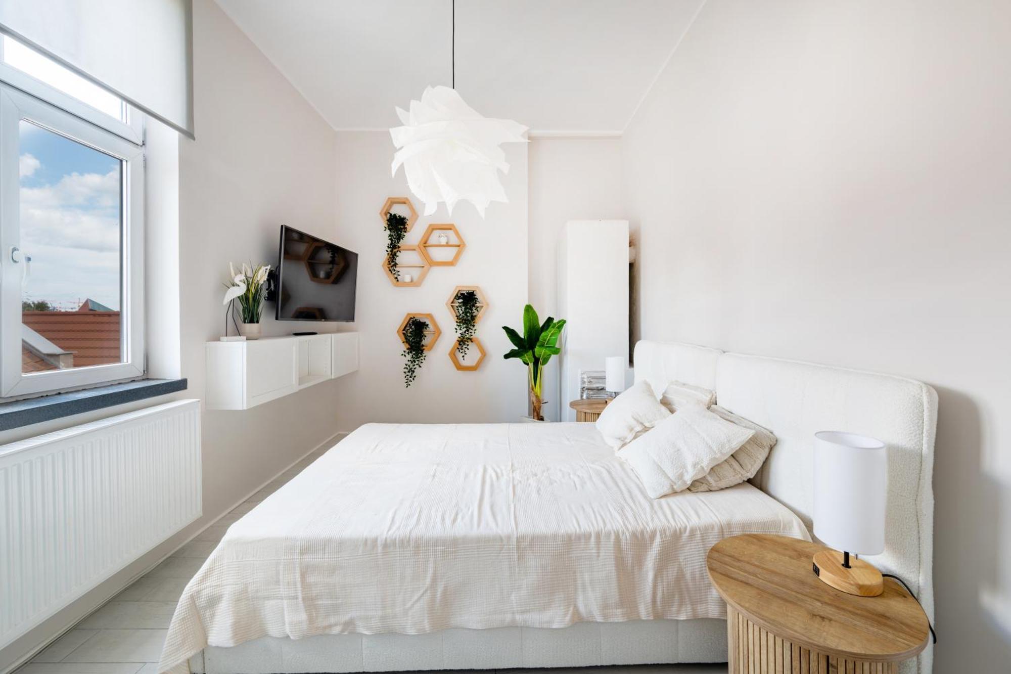 Stunning Apartment With Balcony 格但斯克 外观 照片