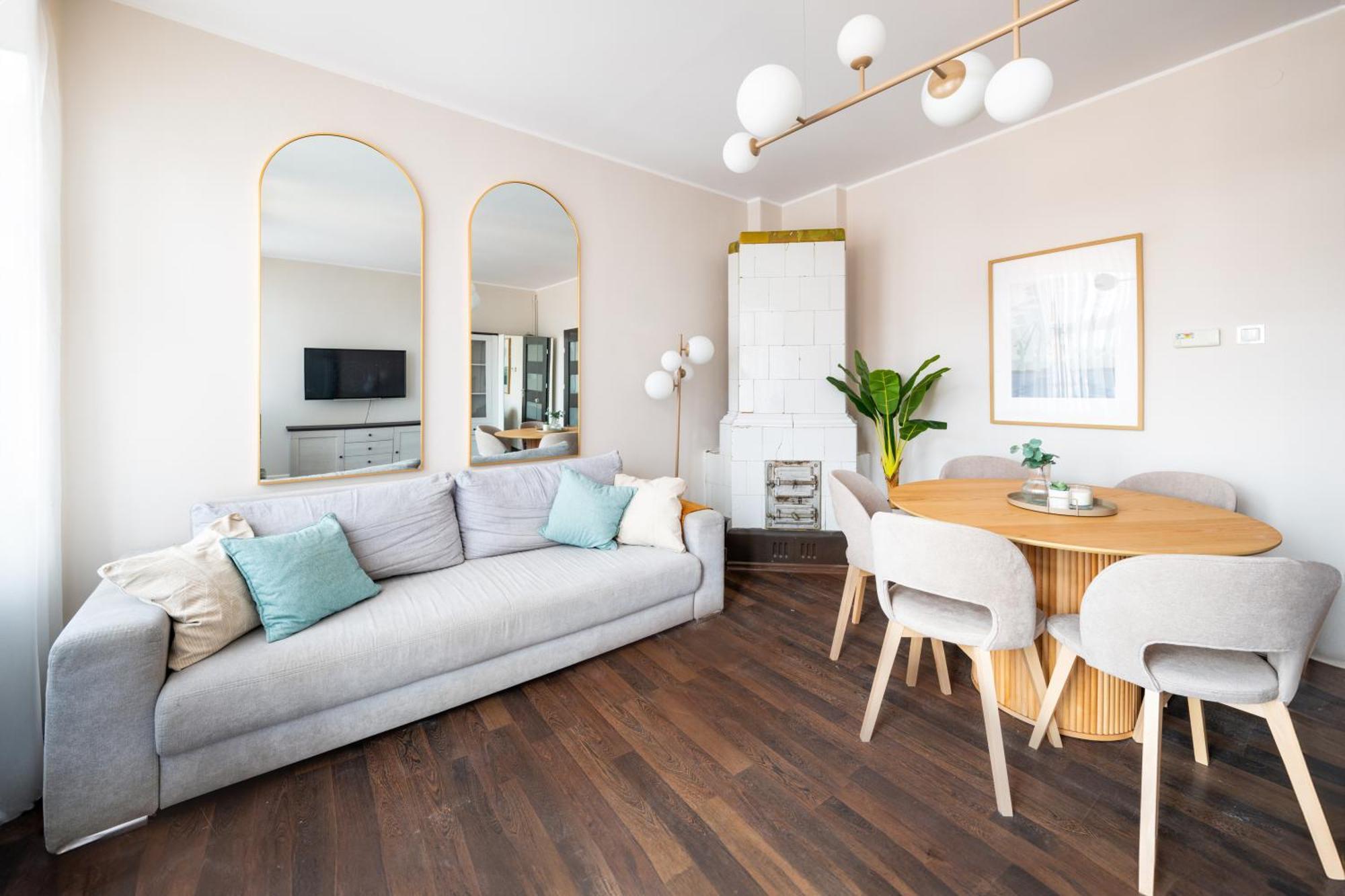 Stunning Apartment With Balcony 格但斯克 外观 照片