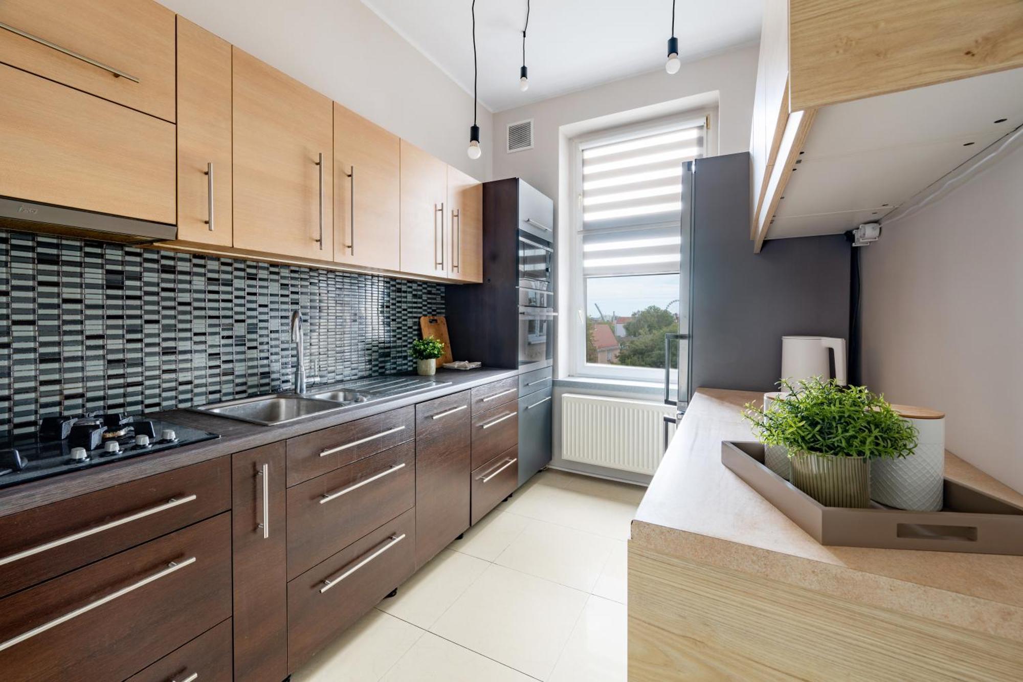 Stunning Apartment With Balcony 格但斯克 外观 照片